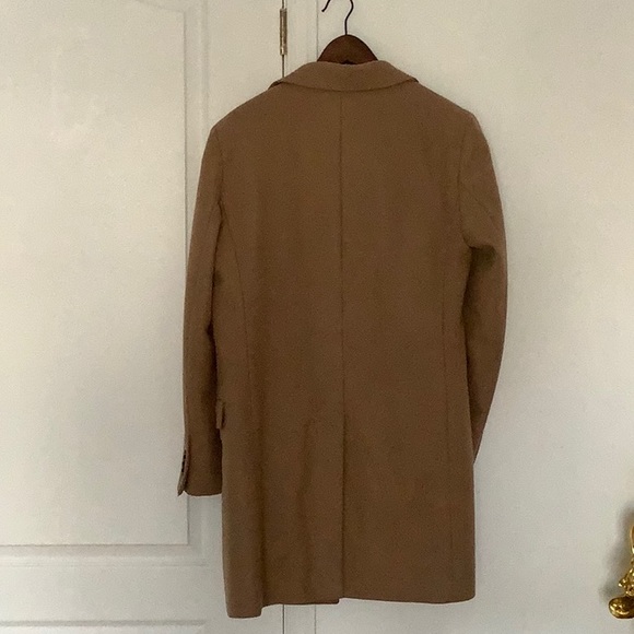 Club Monaco M size Beige Topcoat wool - Picture 4 of 4